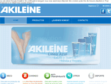 Tablet Screenshot of akileine.es